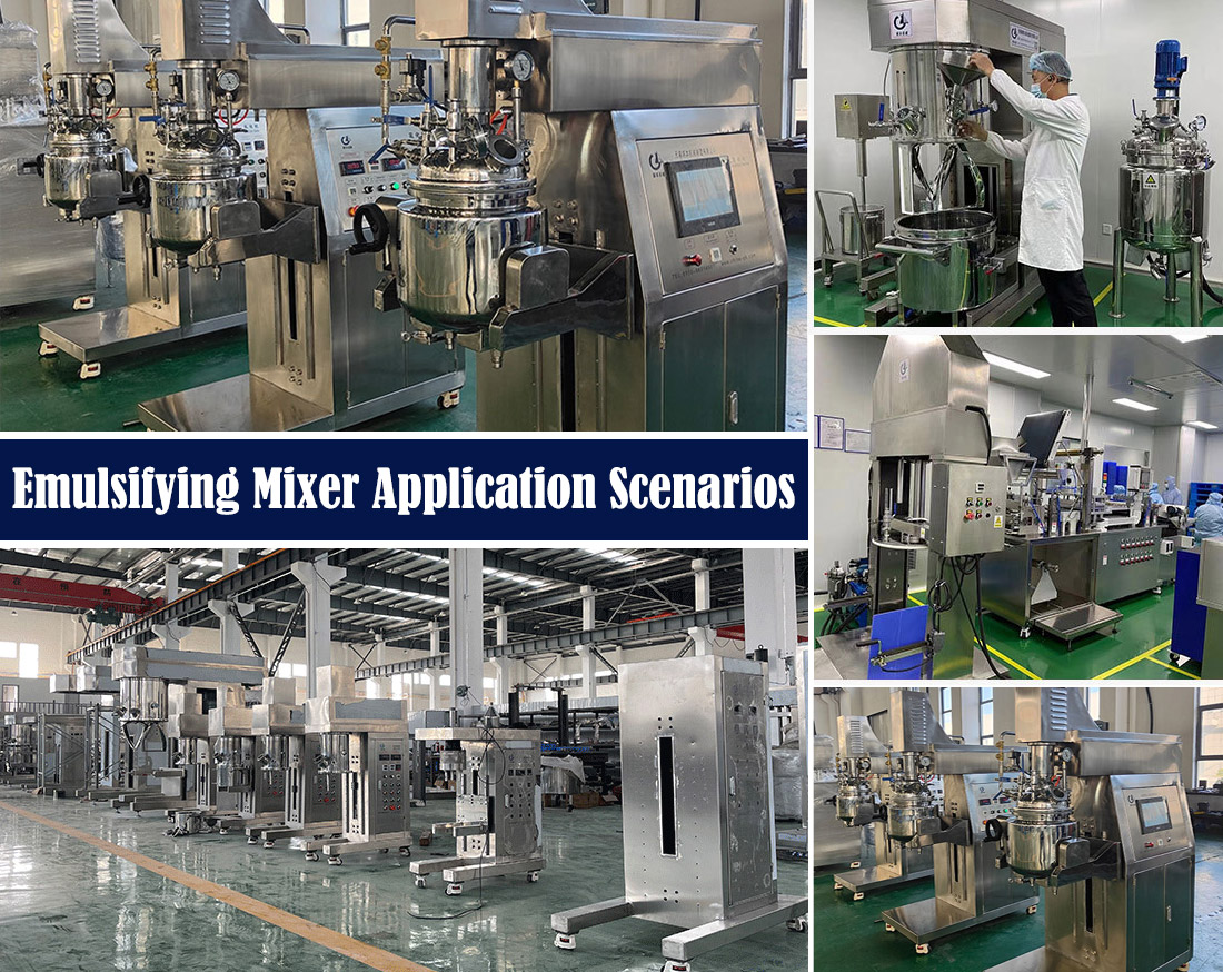 Vacuum Emulsifying Mixer Application Scenarios