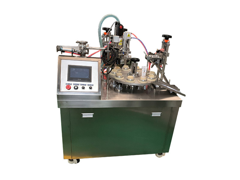 Semi-automatic Aluminum Tube Filling and Sealing Machine