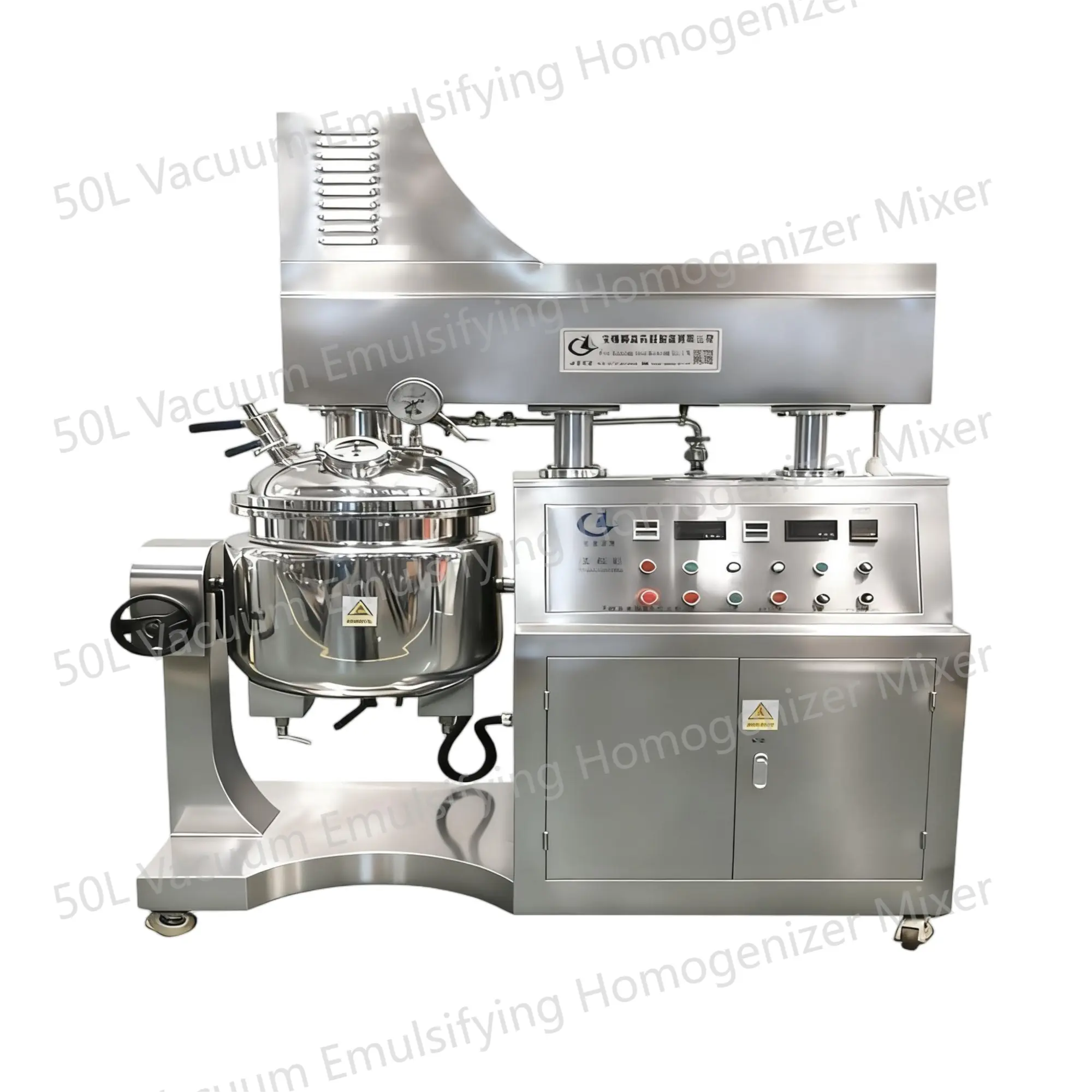 50L Vacuum Emulsifying Homogenizer Mixer