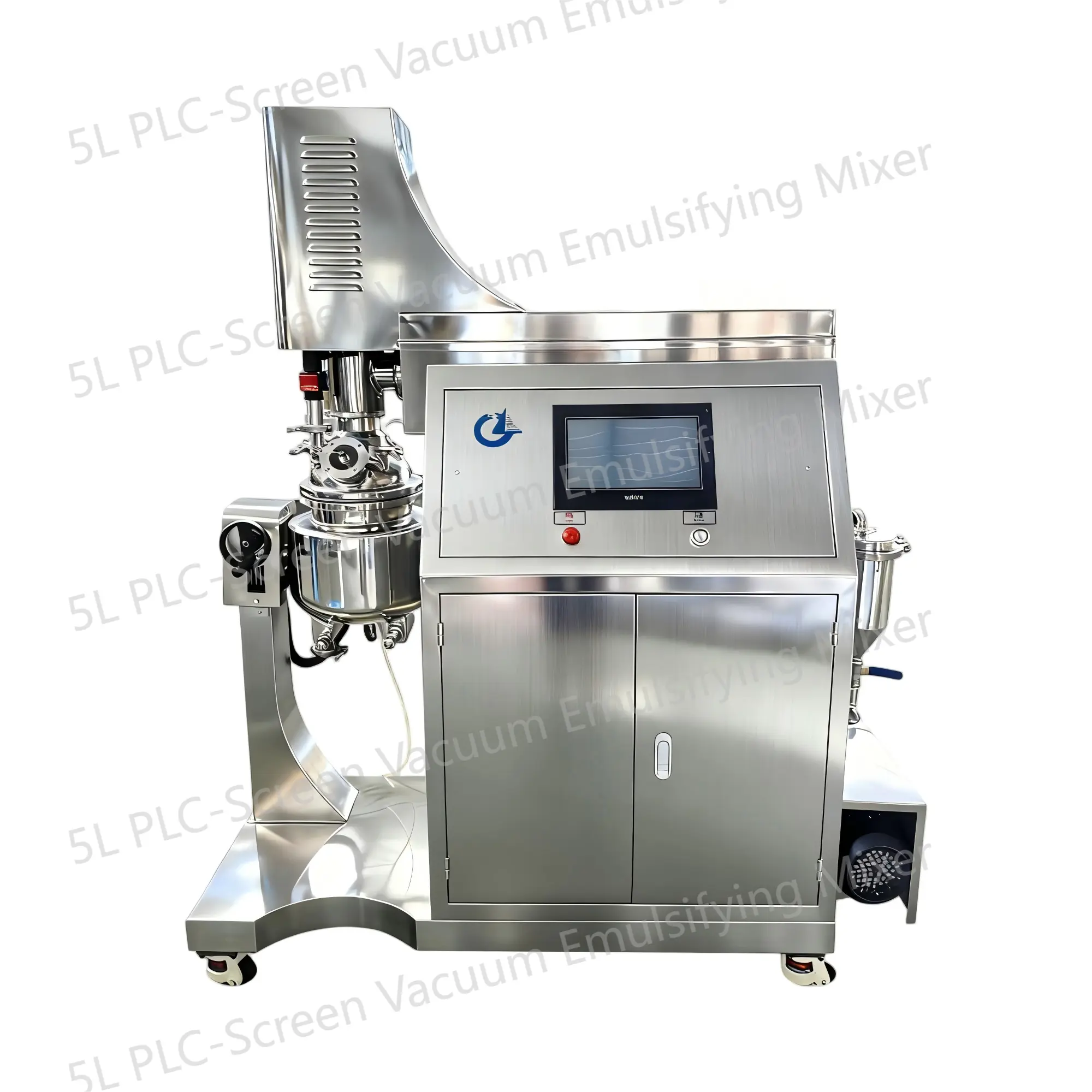 5L PLC-Screen Vacuum Emulsifying Mixer